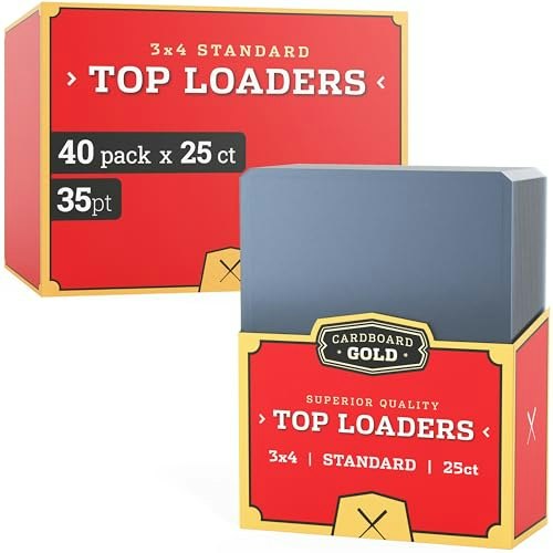 Cardboard Gold 35pt Top Loaders 1000-Pack: $76.49 Cardboard Gold 35pt Top Loaders 1000-Pack: $76.49