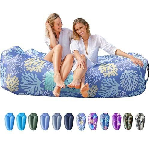 AlphaBeing Inflatable Beach Lounger: $33.13