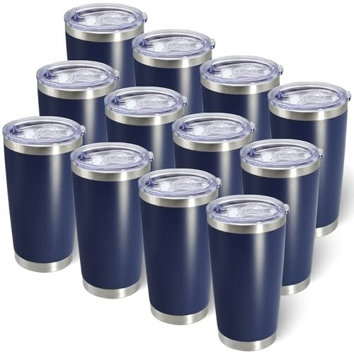 20oz Stainless Steel Insulated Tumbler with Lid 12-Pack: $69.44 20oz Stainless Steel Insulated Tumbler with Lid 12-Pack: $69.44