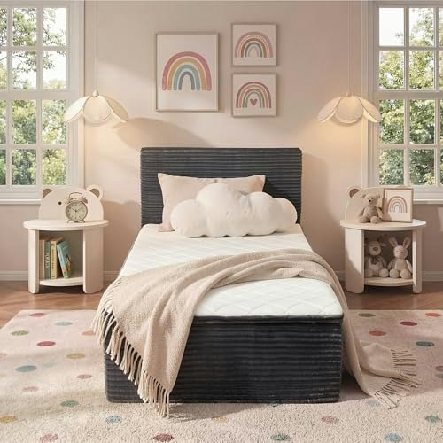 Twin Upholstered Platform Bed Frame with 16-Inch Memory Foam Mattress: $254.14 Twin Upholstered Platform Bed Frame with 16-Inch Memory Foam Mattress: $254.14