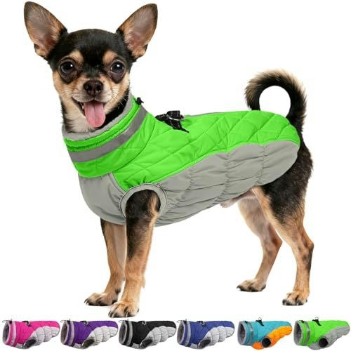 Ouobob XS Warm Dog Winter Jacket with Harness: $27.19 Ouobob XS Warm Dog Winter Jacket with Harness: $27.19