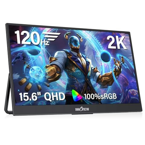 InnoView 15.6-Inch 1440p Portable Monitor: $107.99