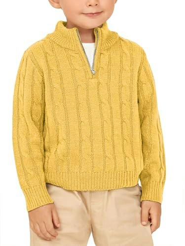 Zhaovi Toddler Boys Quarter-Zip Cable Knit Sweater: $27.98 Zhaovi Toddler Boys Quarter-Zip Cable Knit Sweater: $27.98