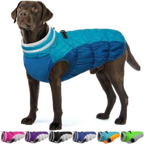 Ouobob XL Winter Dog Coat with Harness: $36.33