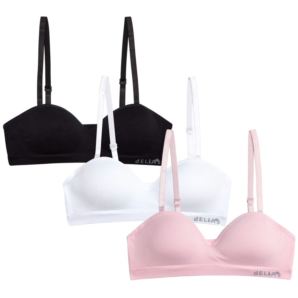 Delia's Girls Seamless Padded Bras 3-Pack: $15.28