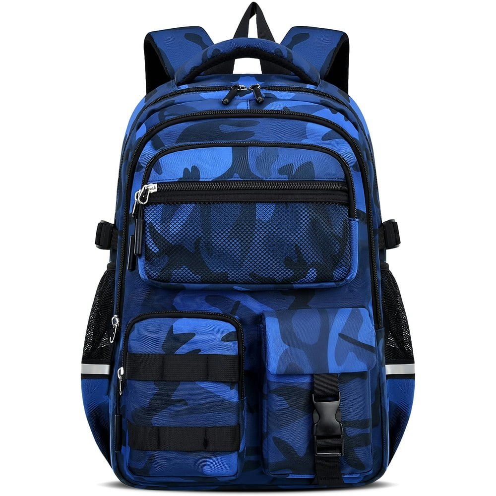 Boys' 22L Camouflage School Backpack: $21.99 Boys' 22L Camouflage School Backpack: $21.99