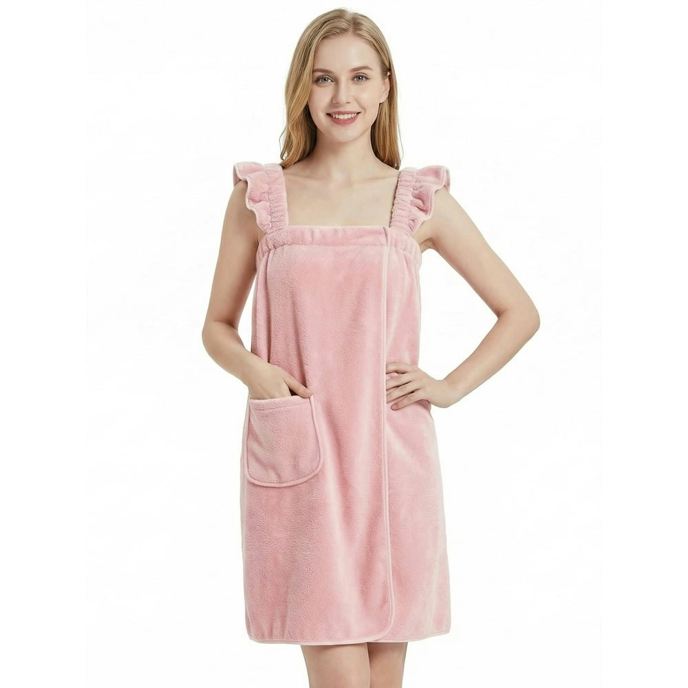 Neweven Ruffled Towel Wrap: $12.98