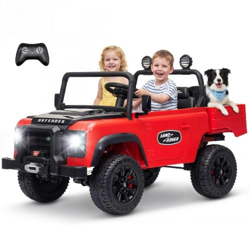 Okay Run 24V Land Rover Ride-On Truck with Electric Dump Bed: $299.99 Okay Run 24V Land Rover Ride-On Truck with Electric Dump Bed: $299.99