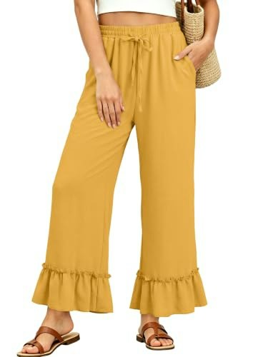 Onlypuff Women's Wide Leg Palazzo Pants: $24.98 Onlypuff Women's Wide Leg Palazzo Pants: $24.98