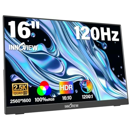InnoView 16" 2.5K Portable Monitor: $93.49