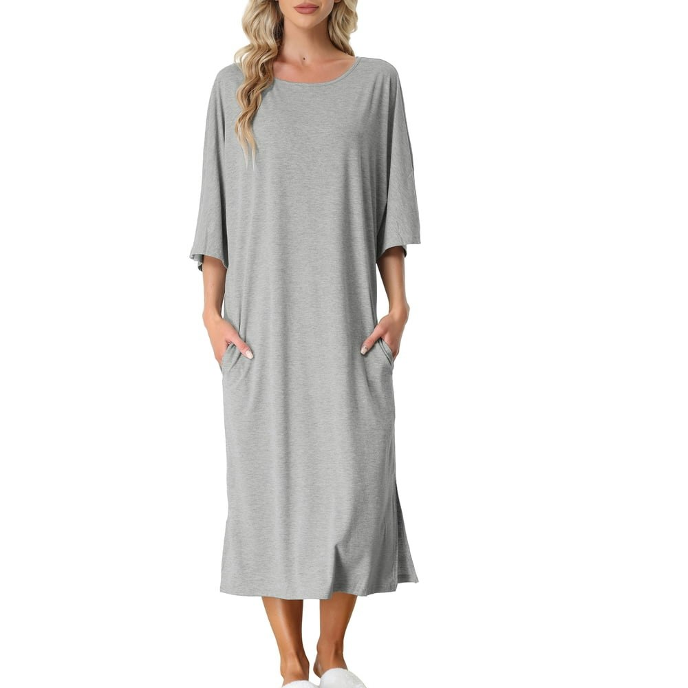 Inspire Chic Women's Halloween 3/4 Sleeve Maxi Nightgown: $26.99