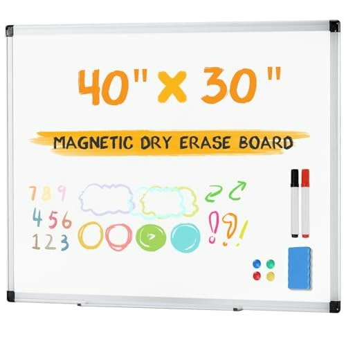 Newbulig 40" x 30" Magnetic Dry Erase Board: $38.91 Newbulig 40" x 30" Magnetic Dry Erase Board: $38.91
