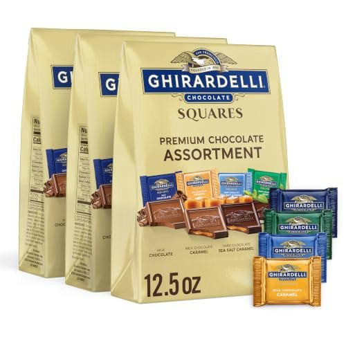 Ghirardelli Premium Assorted Chocolate Squares 12.5-oz. Bag 3-Pack: $44.35 Ghirardelli Premium Assorted Chocolate Squares 12.5-oz. Bag 3-Pack: $44.35