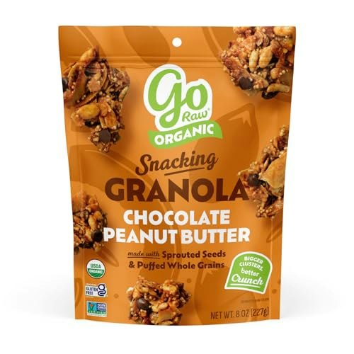 Go Raw Organic Chocolate Peanut Butter Granola: $8.54 Go Raw Organic Chocolate Peanut Butter Granola: $8.54