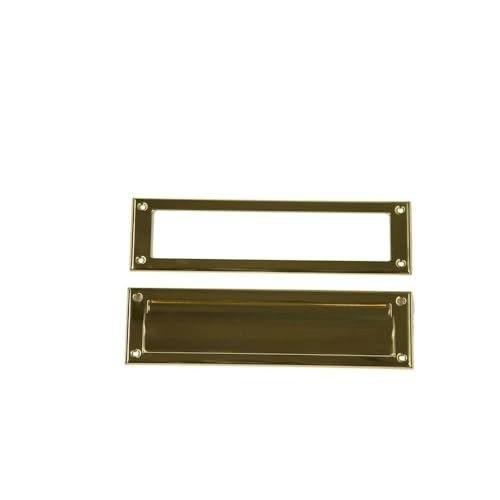 Architectural Mailboxes Brass Steel Mail Slot Cover: $27.17