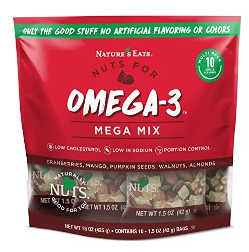 Nature's Eats Omega 3 Mega Mix Snack Pack 15-oz.: $8.93