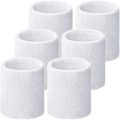 Willbond Sports Wrist Sweatbands 6-Pack: $6.99