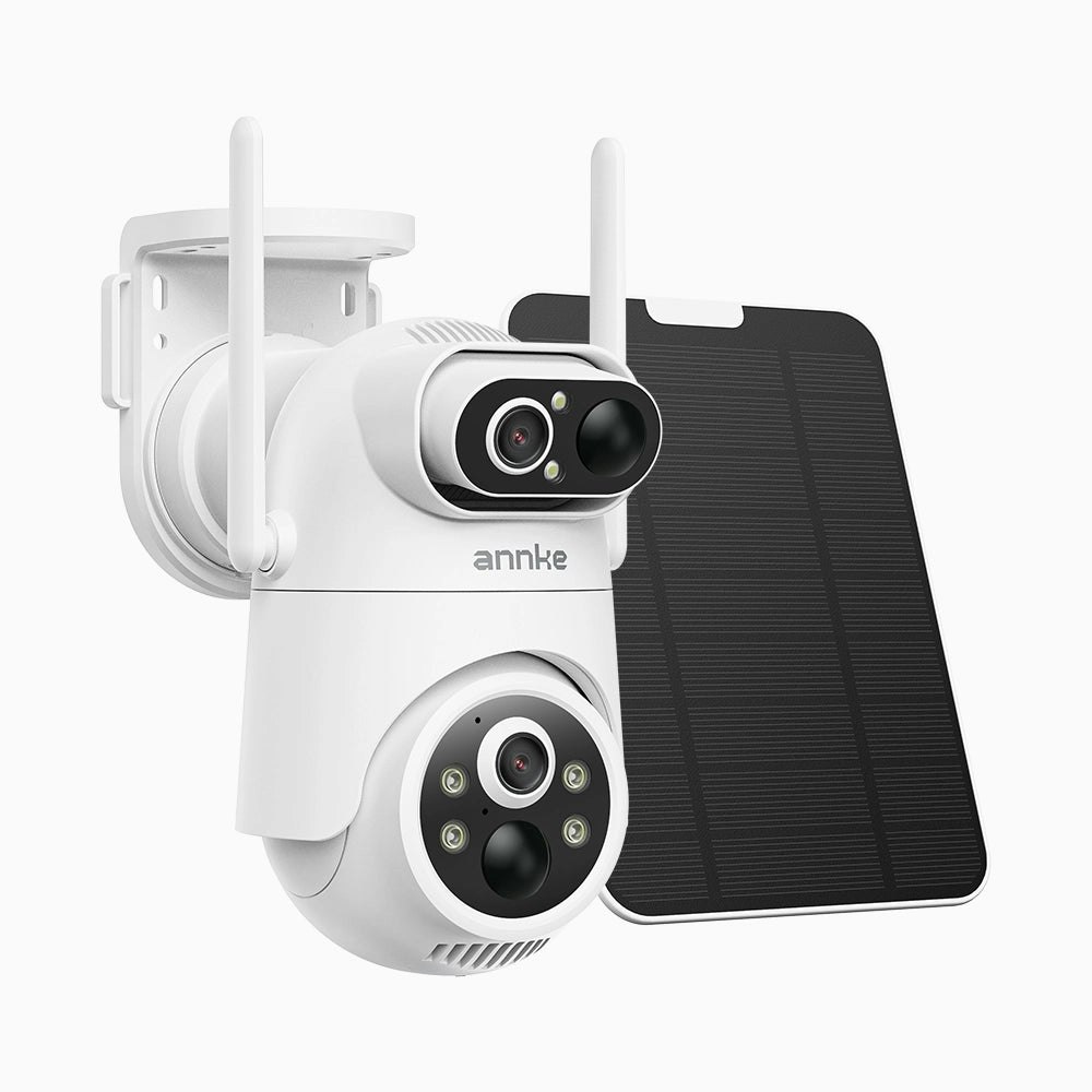 Annke 2K Dual-Lens Solar-Powered Wireless Security Camera: $69.99