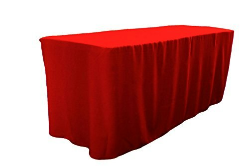 LA Linen Polyester Poplin Fitted Tablecloth: $35 LA Linen Polyester Poplin Fitted Tablecloth: $35