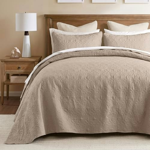 Madison Park King Damask Quilt Set 3-Piece: $79.75 Madison Park King Damask Quilt Set 3-Piece: $79.75