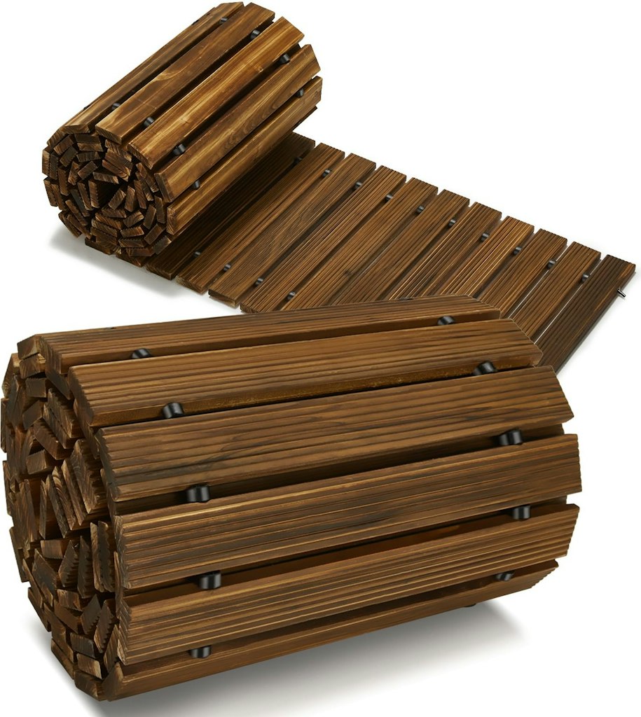 Coperat 12-Foot Wooden Garden Pathway: $63