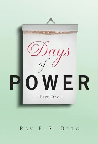 Days of Power Part 1: $14.95 Days of Power Part 1: $14.95