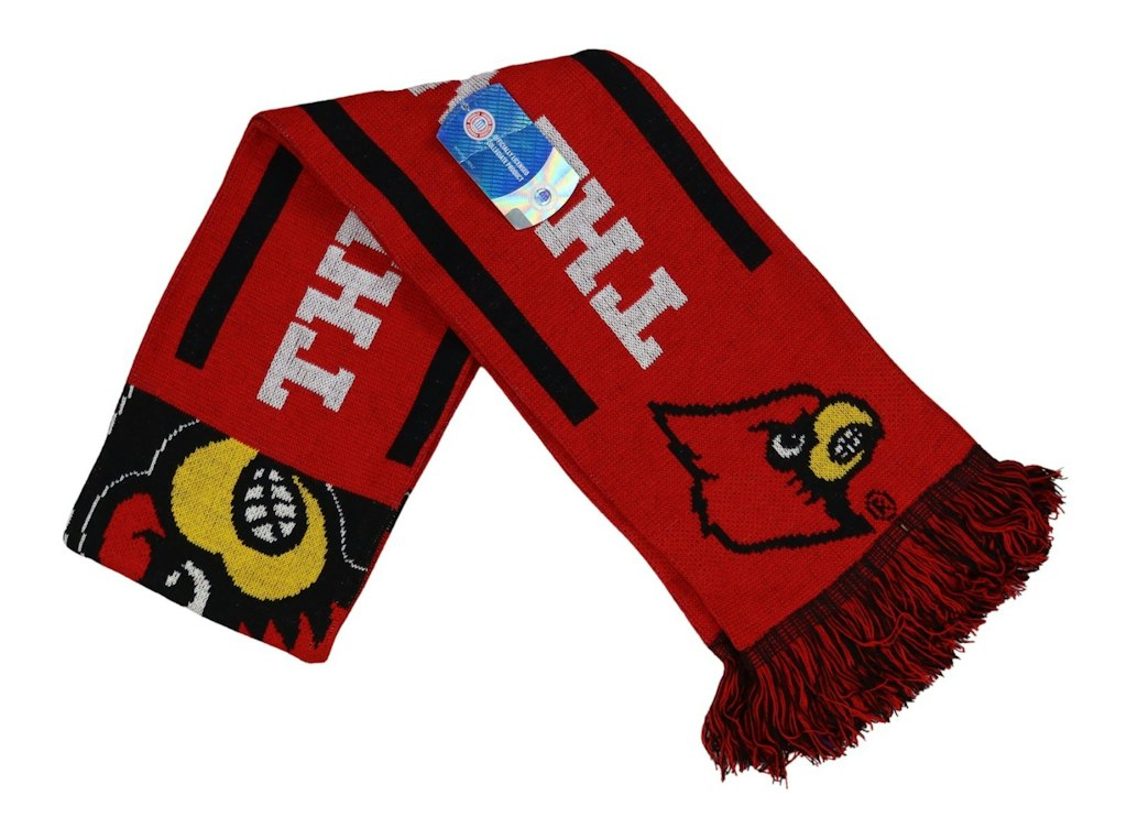 NCAA College Logo & Team Colors Knit Fringe Scarf: $15 or less when you buy more