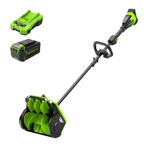 Greenworks 40V 12-Inch Brushless Snow Shovel 4.0Ah Battery and Charger: $239.99 Greenworks 40V 12-Inch Brushless Snow Shovel 4.0Ah Battery and Charger: $239.99