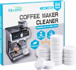 Coffee Machine Cleaner & Descaler Tablet 24-Pack for $13 via Sub. & Save + free shipping w/ Prime