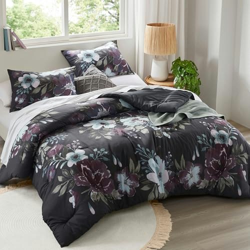 Madison Park Floral Cotton Comforter 3-Piece King/California King Set: $53.99