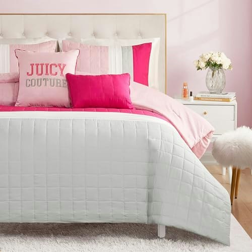Juicy Couture Twin/Twin XL Color Blocked Comforter 4-Piece Set: $64.94 Juicy Couture Twin/Twin XL Color Blocked Comforter 4-Piece Set: $64.94