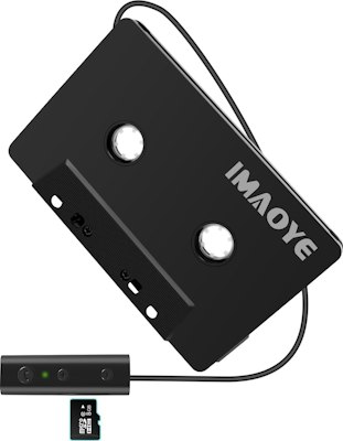 Bluetooth 5.1 Cassette Adapter Car Audio Converter: 1 cent + free shipping w/ $25