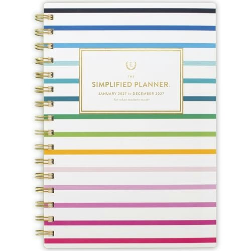 At-A-Glance 2027 Simplified by Emily Ley Weekly and Monthly Planner 5.5" x 8.5": $19.57 At-A-Glance 2027 Simplified by Emily Ley Weekly and Monthly Planner 5.5" x 8.5": $19.57