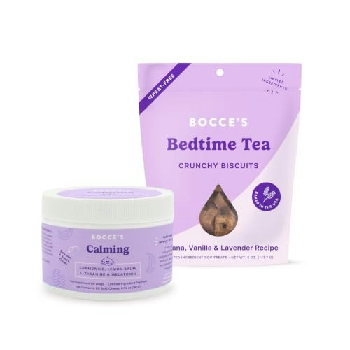 Bocce's Bakery Bedtime Tea Biscuit Dog Treat and Calming Supplement Bundle: $22.81 Bocce's Bakery Bedtime Tea Biscuit Dog Treat and Calming Supplement Bundle: $22.81