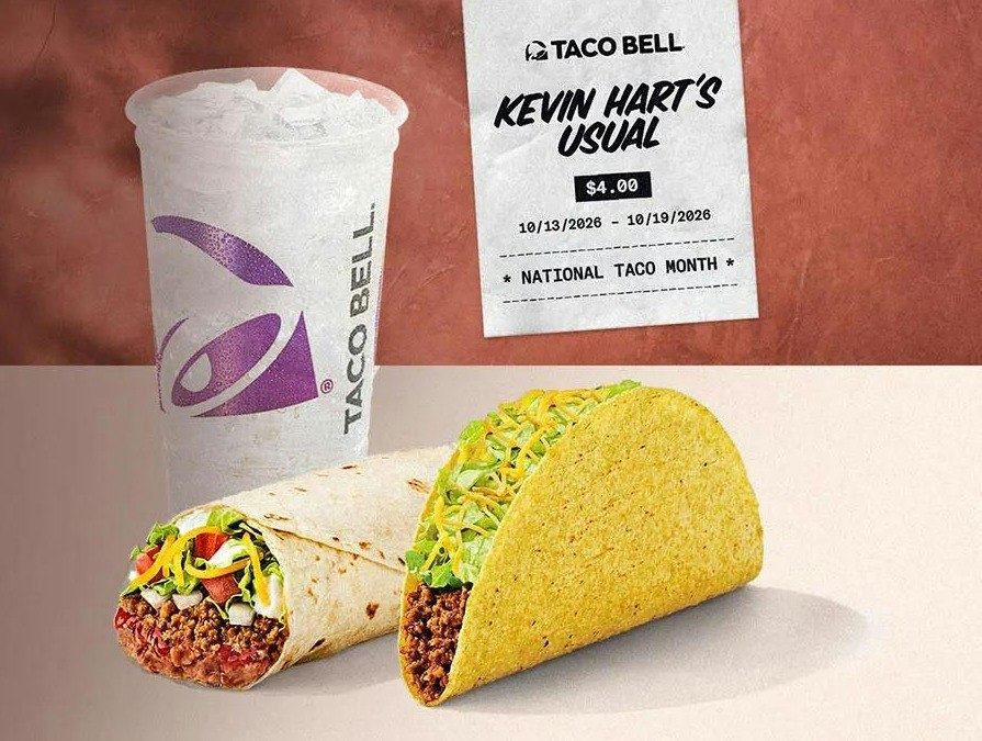 Taco Bell Kevin Hart's Usual: $4