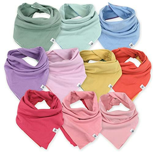 HonestBaby Organic Cotton Bandana Drool Bib 10-Pack: $32.25