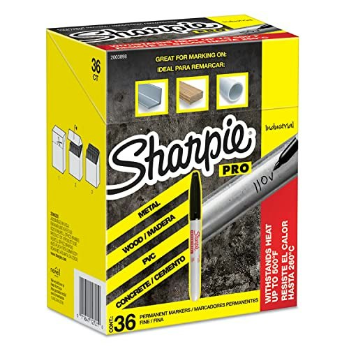Sharpie Industrial Fine Tip Permanent Markers 36-Pack: $16.47 Sharpie Industrial Fine Tip Permanent Markers 36-Pack: $16.47