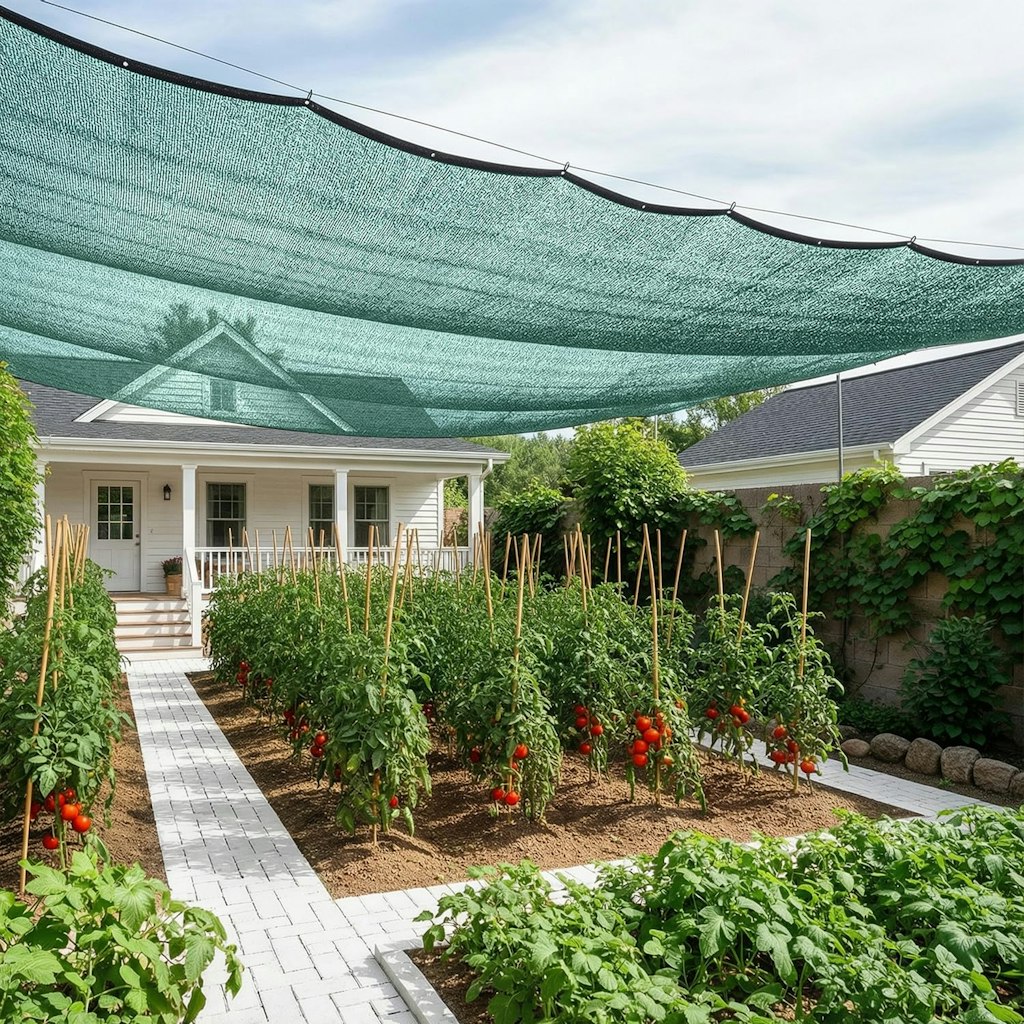 Sunny Guard 12x20-Foot HDPE Mesh Sun Shade Cloth: $13