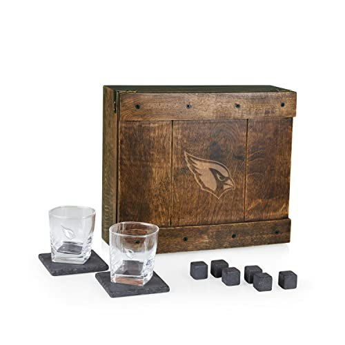 Picnic Time NFL Arizona Cardinals Whiskey Box Gift Set: $135.69 Picnic Time NFL Arizona Cardinals Whiskey Box Gift Set: $135.69