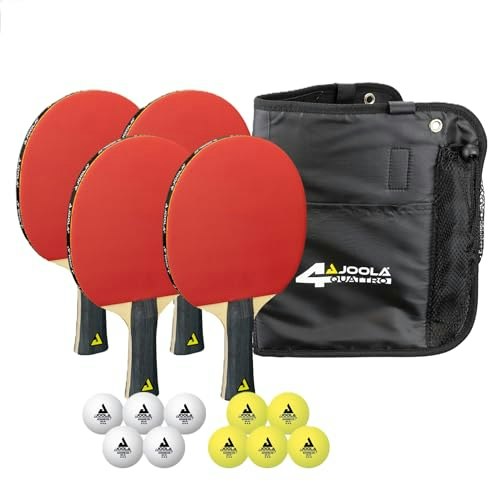 Joola Quattro 4-Pack Table Tennis Paddles with 10-Pack Balls: $31.89 Joola Quattro 4-Pack Table Tennis Paddles with 10-Pack Balls: $31.89