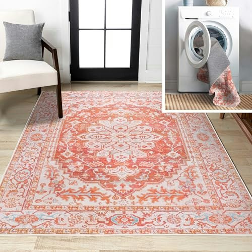 Jonathan Y 8x10-Foot Machine Washable Area Rug: $100.05