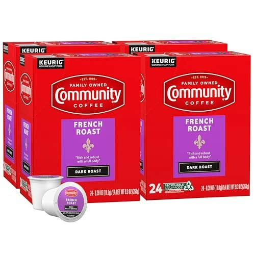Community Coffee French Roast Coffee Pods 96-Count: $50.20 Community Coffee French Roast Coffee Pods 96-Count: $50.20