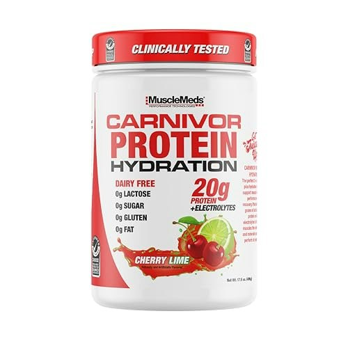 MuscleMeds Carnivor Protein Hydration Drink Powder 20-Serve: $23.02