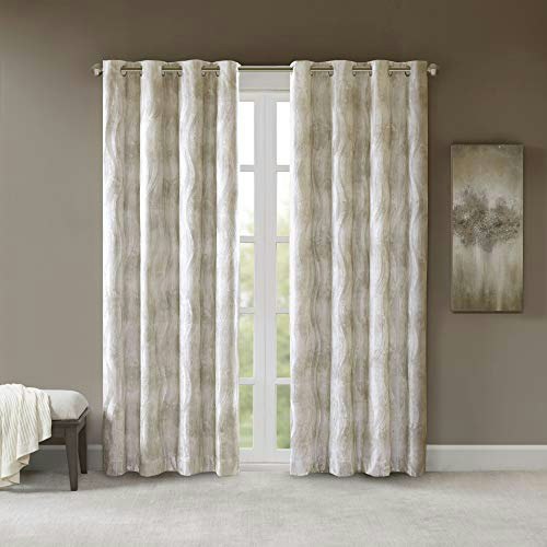 Sun Smart Victorio Printed Jacquard 50x84-Inch Blackout Curtain: $24.97 Sun Smart Victorio Printed Jacquard 50x84-Inch Blackout Curtain: $24.97