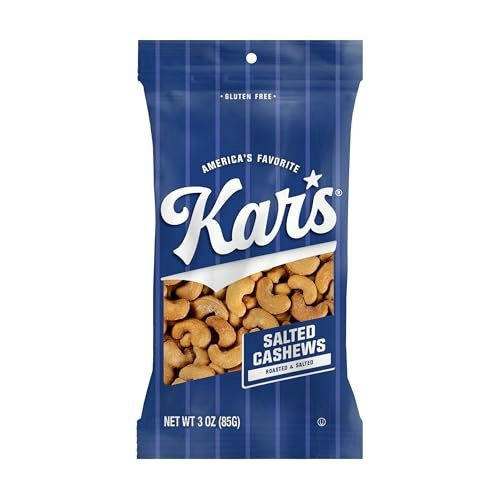 Kar’s Roasted & Salted Cashews 3-oz. Bag: $26.95