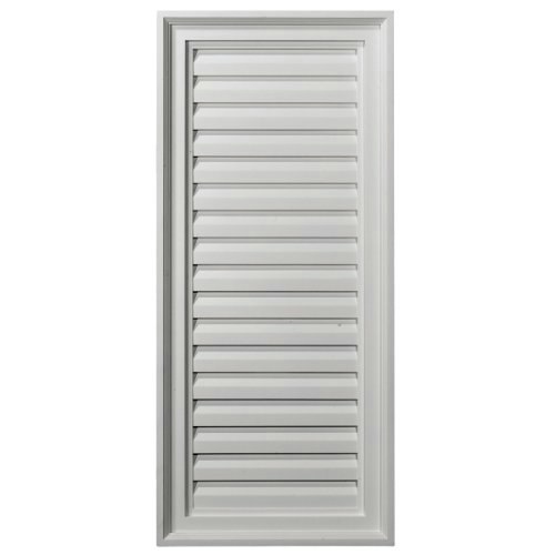 Ekena Millwork 16-inch x 33-inch Functional Urethane Gable Vent Louver: $126.59 Ekena Millwork 16-inch x 33-inch Functional Urethane Gable Vent Louver: $126.59