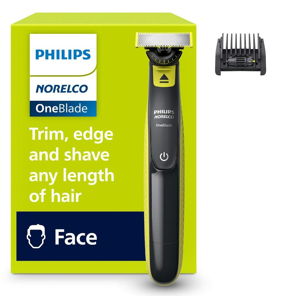 Philips Norelco OneBlade 360 Hybrid Face Trimmer & Shaver: $30