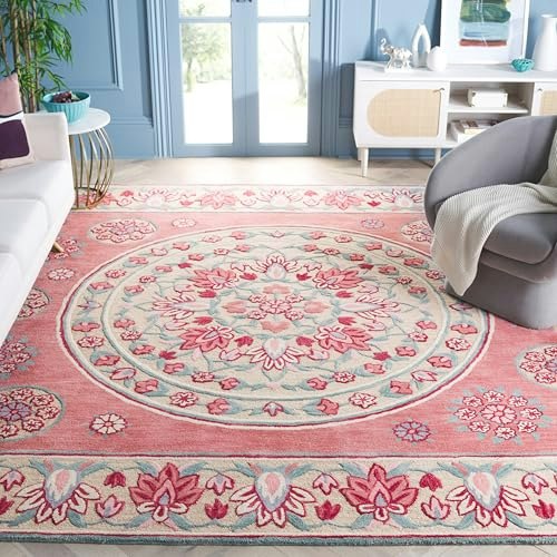 Safavieh Bellagio Collection 8' x 10' Handmade Wool Medallion Area Rug: $207 Safavieh Bellagio Collection 8' x 10' Handmade Wool Medallion Area Rug: $207