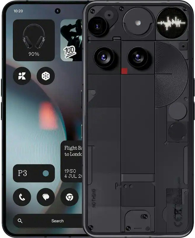 Unlocked Nothing Phone 3 256GB 5G Phone (2025): $520