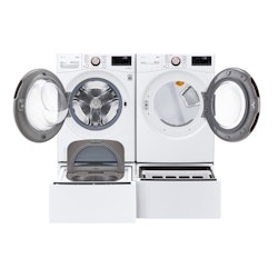 LG 4.5 Cu. Ft. Front Load Washer & 7.4 Cu. Ft. Gas Dryer Bundle w/ Pedestals for $2,860 for members + free shipping